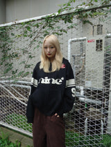 9090 x kappa徽章拉鍊連帽衫