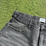 Studs Buggy Denim Shorts