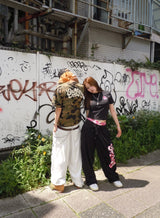 Kira logo docking sweat pants