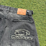 Studs Buggy Denim Shorts