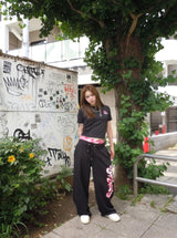 Kira logo docking sweat pants