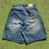 Studs Buggy Denim Shorts