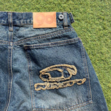 Studs Buggy Denim Shorts