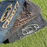 Studs Buggy Denim Shorts