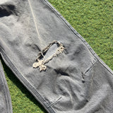 Studs Damage Buggy Denim