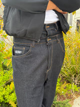 Double Waist Baggy Denim
