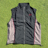 기술 지퍼 나일론 조끼