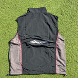 기술 지퍼 나일론 조끼