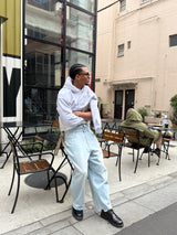 Double Waist Baggy Denim