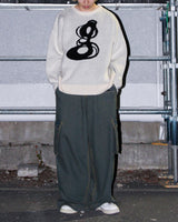 genzai寬鬆的牛仔貨物褲