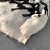 Genzai Boro 큰 로고 니트