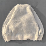 Genzai Boro 큰 로고 니트