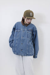 코듀로이 칼라 데님 재킷