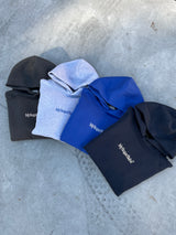 針跡返回徽標連帽衫