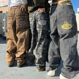 00年代寬幅畫家牛仔褲