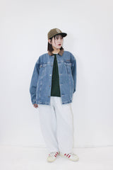 코듀로이 칼라 데님 재킷
