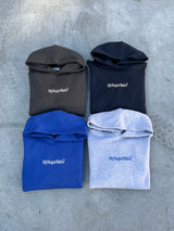 針跡返回徽標連帽衫