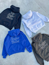 針跡返回徽標連帽衫