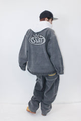 코듀로이 칼라 데님 재킷