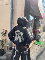 Bone Rigid Denim Zip Hoodie