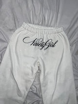 Cross Logo glitter Sweat Pants