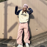 N logo sideline NYLON PANTS