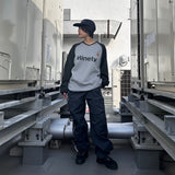 N logo sideline NYLON PANTS