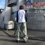 N logo sideline NYLON PANTS