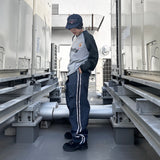 N logo sideline NYLON PANTS