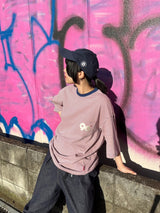 90 로고 스트라이프 티