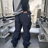 N logo sideline NYLON PANTS