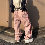N logo sideline NYLON PANTS