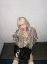 King Logo Thermal Zip Hoodie