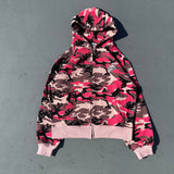 King Logo Thermal Zip Hoodie