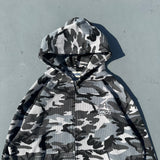 King Logo Thermal Zip Hoodie