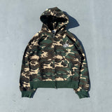 King Logo Thermal Zip Hoodie