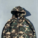 King Logo Thermal Zip Hoodie