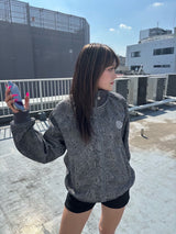 N Logo Cotton Track Jacket