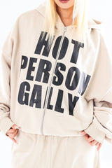 iconic logo print hoodie