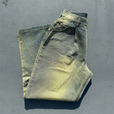 Rhinestone Buggy Denim Pants【9090 girl】