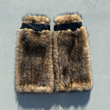 Faux Fur Leg Warmer【9090 girl】