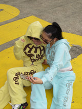 VINTAGE HEART LOGO ZIP HOODIE