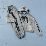 Bone Zip Hoodie