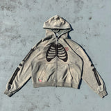 Bone Zip Hoodie