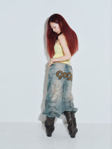 90 Logo Baggy Denim Pants
