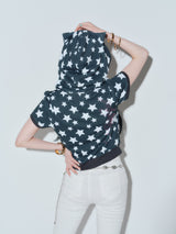 Cat-Ear Short Sleeve Zip Hoodie