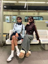 키스 스탠드 칼라 트랙 재킷