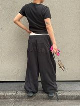 DOUBLE WAIST SWEAT PANTS