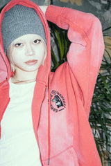 Cross ruler zip hoodie