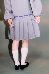 Ribbon Pleated One-Piece